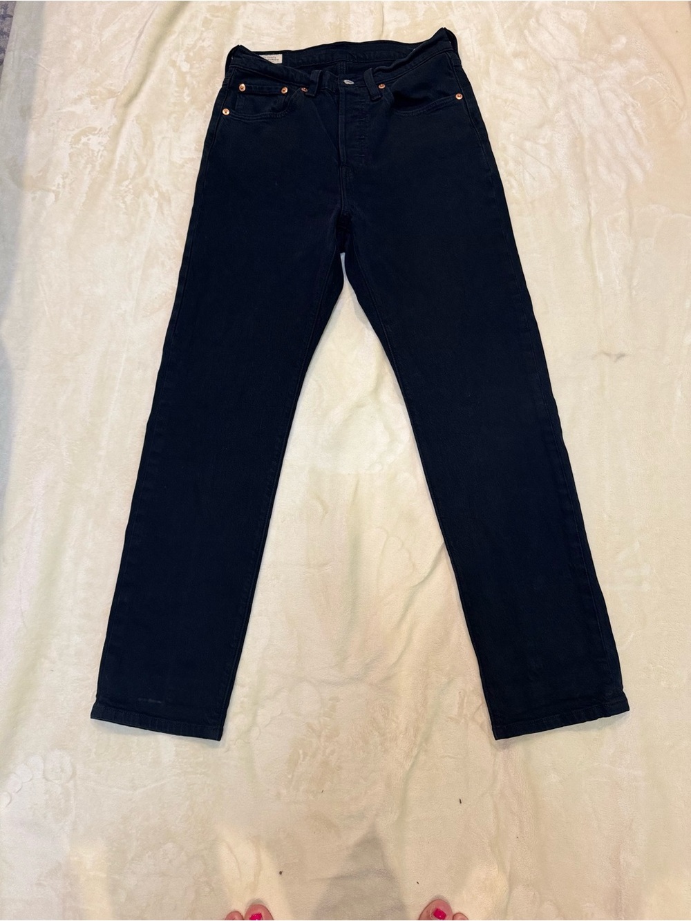 Levi's Black Straight-Leg Women's Jeans